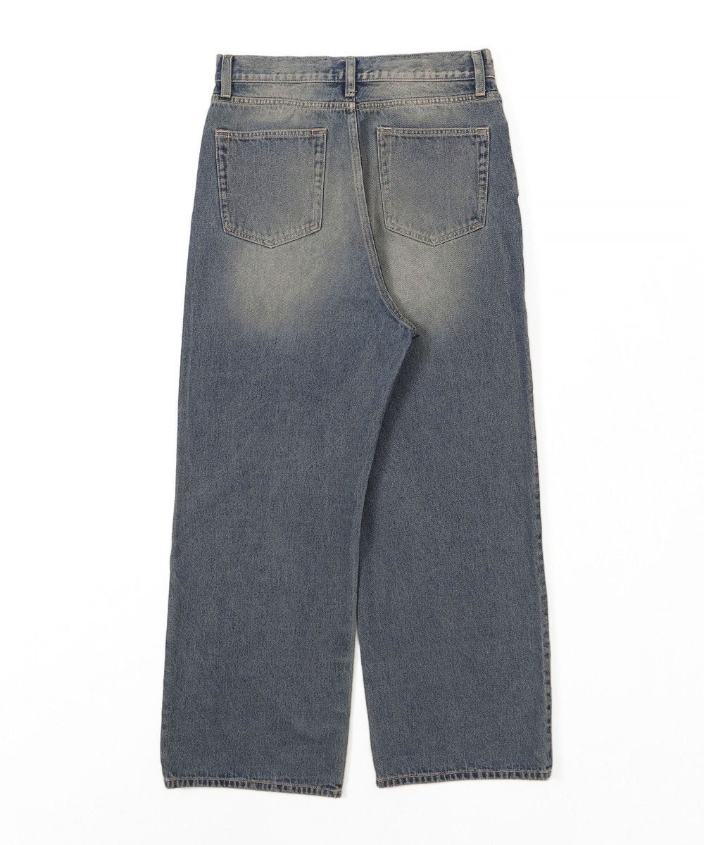 WEGO 【ユニセックス着用ITEM/SMLサイズ展開/ウエスト調整可】バギーデニムパンツ 