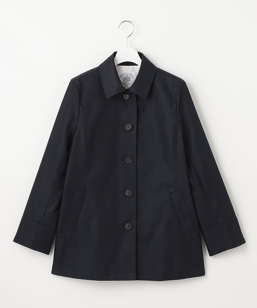 J.PRESS LADIES L 撥水ツイル ステンカラー ショート コート 