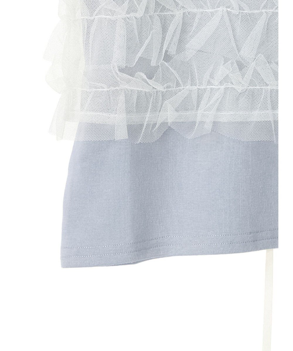 Green Parks ・ｓｗｉｎｇ　ｂｙ　ＳＥＴ２点チュールビスチェ＆フレンチＴ 