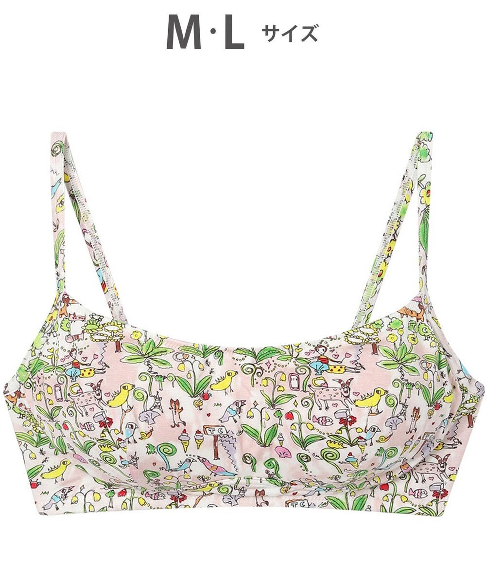 tsumori chisato SLEEP ツモリチサト ノンワイヤーブラ フルカップ ブラジャー ベア天竺素材(身生地) レディース UBX411 /ワコール 