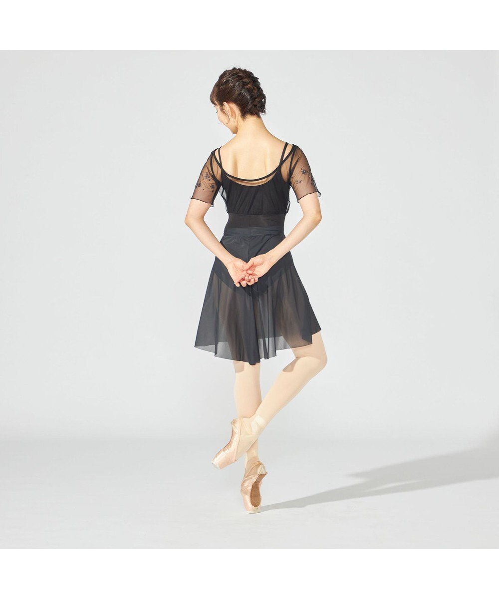 Chacott ハーフスリーブレオタード 