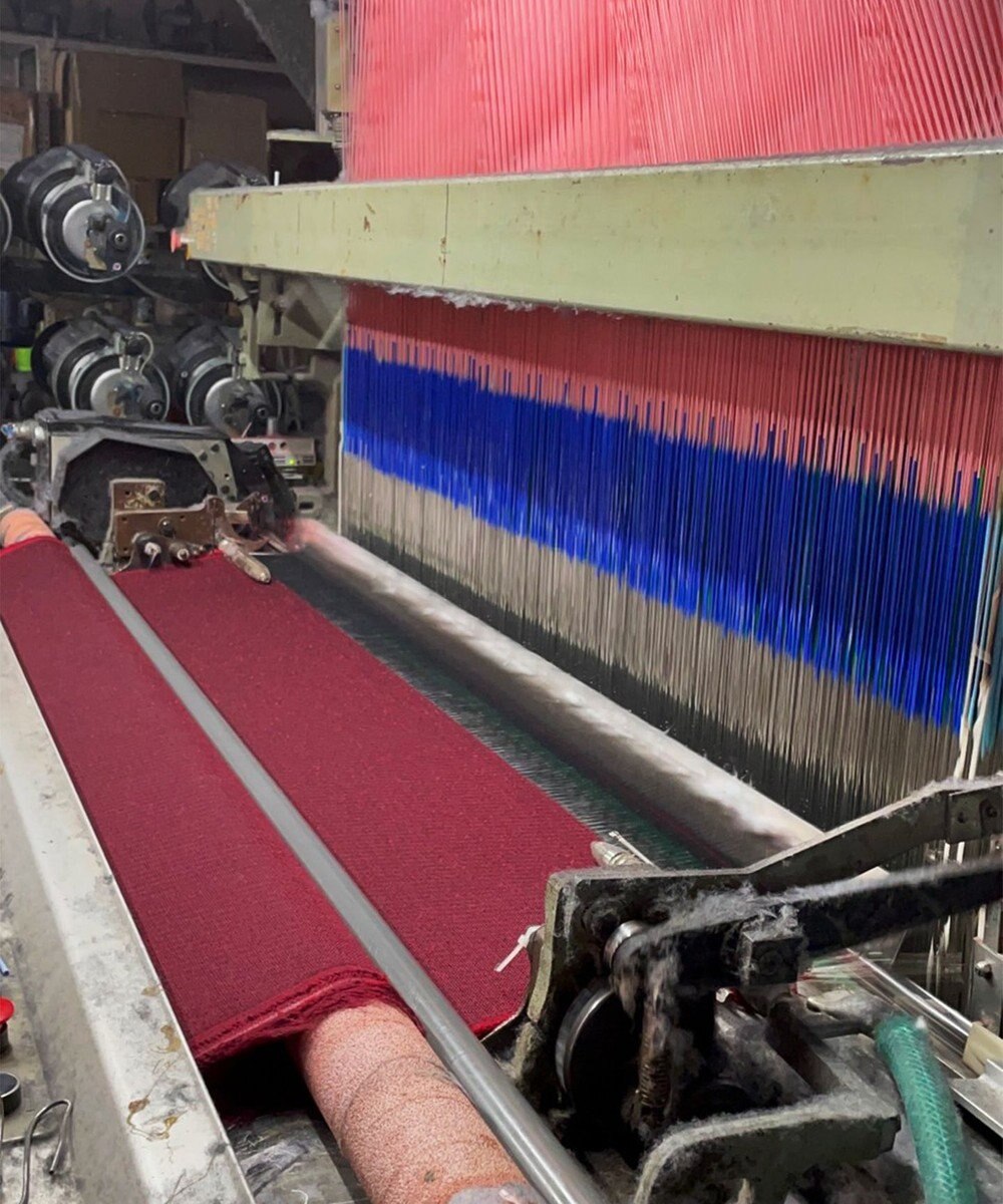 POLS ジャガード織 ウールカットジャガード　ストール 