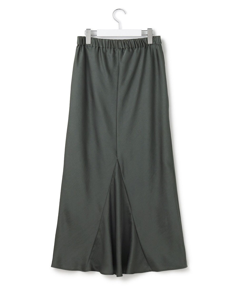 23区 【洗える】テクスチャーサテン ナロー スカート 