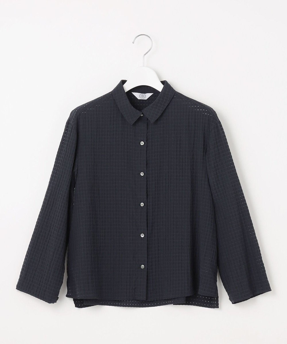 J.PRESS LADIES 【洗える・吸水速乾】トリオシアーチェック シャツ 