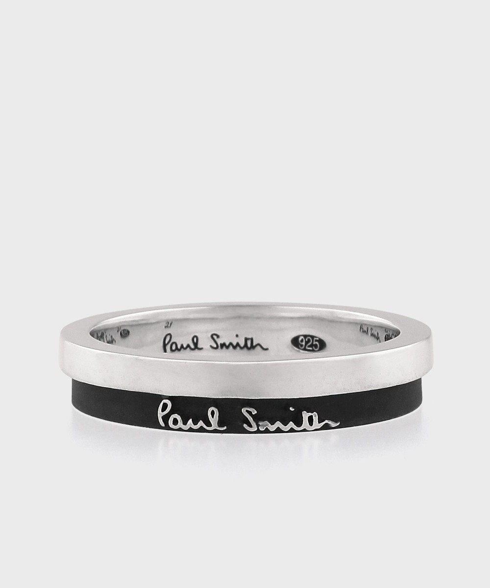 Paul Smith Bicolor Logo リング シルバー