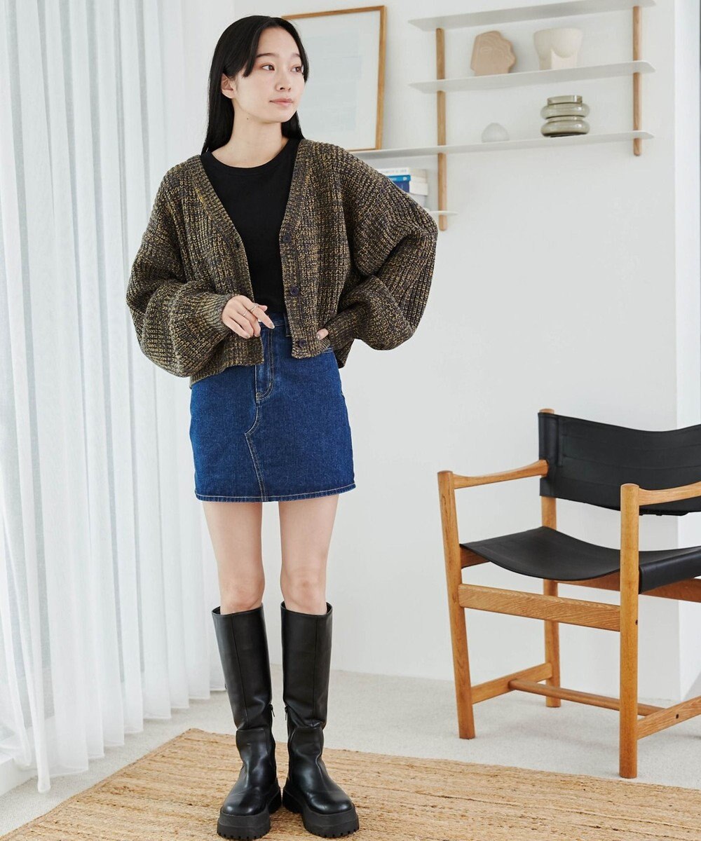 WEGO Vネックカラーカーディガン 