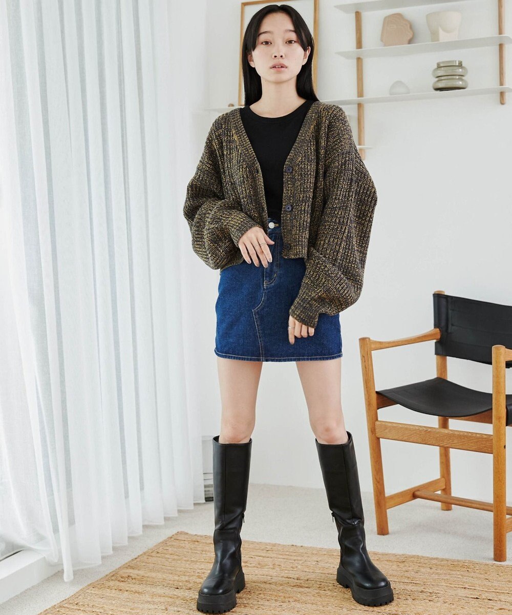 WEGO Vネックカラーカーディガン 