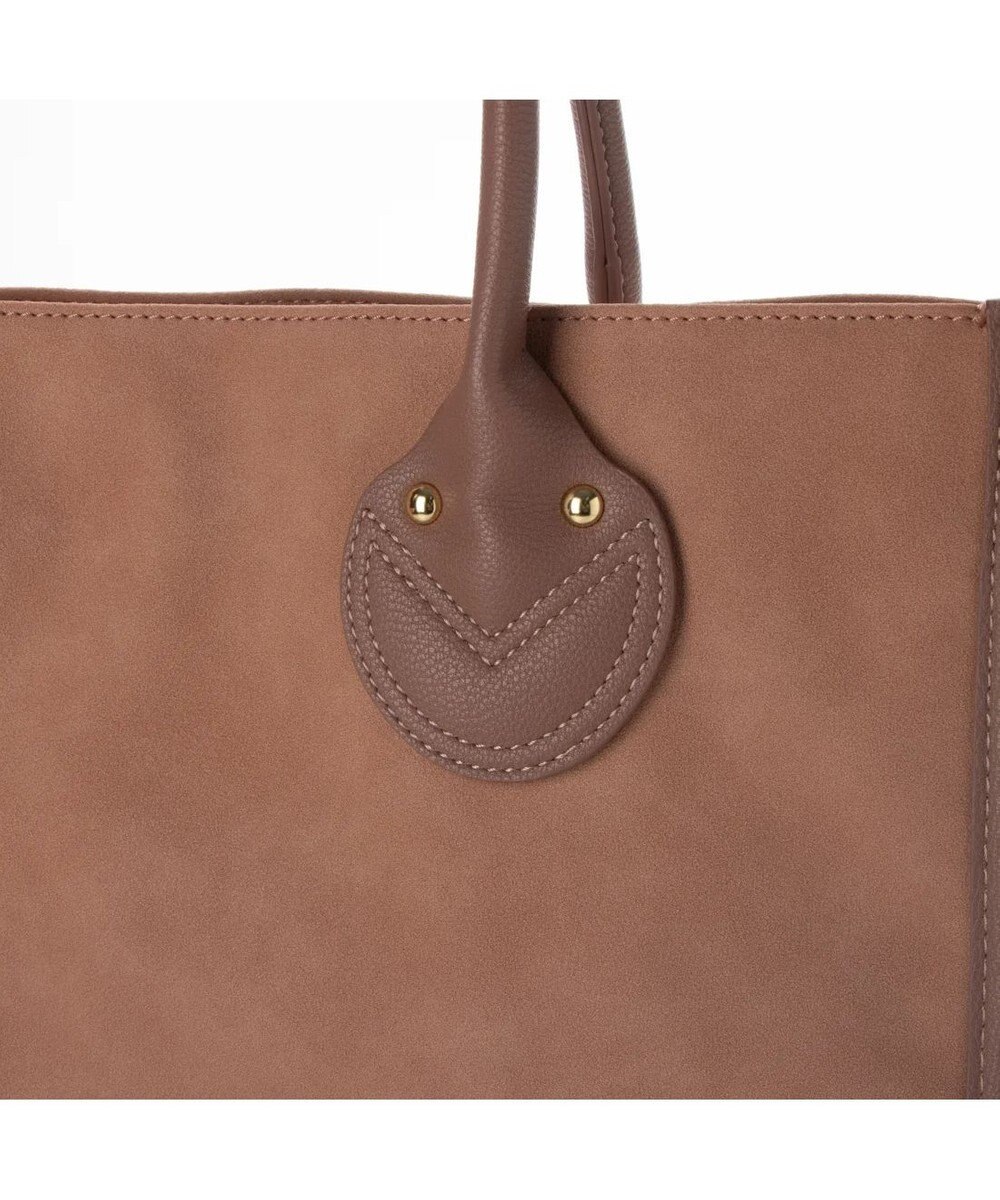 UNBILLION cachecache 丸手根革スクエアトートバッグ 