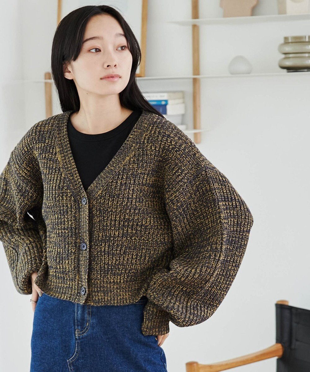 WEGO Vネックカラーカーディガン 