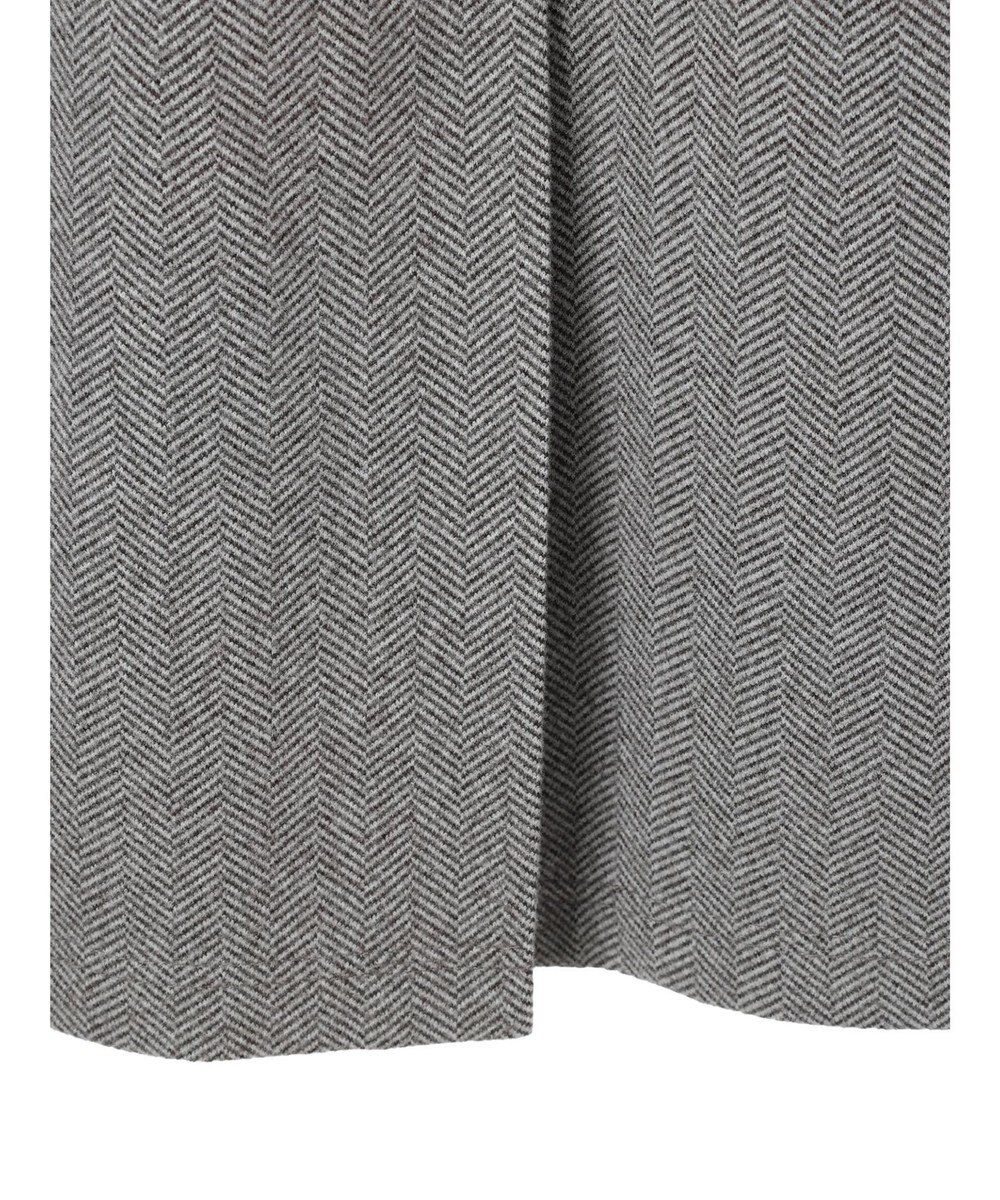 Green Parks 柄圧縮ポンチＩラインスカート 