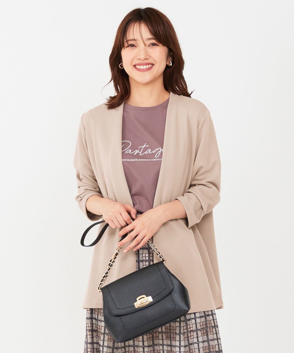 ANY SIS 【洗える】着流し カーディガン 