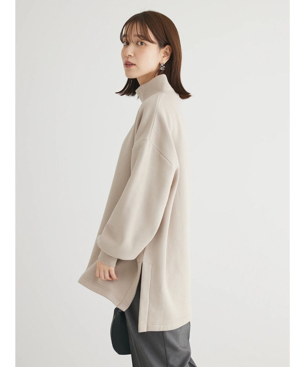 Green Parks Ｂｒｕｓｈｅｄ　タートル裏起毛チュニック 