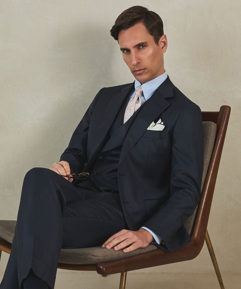 GOTAIRIKU 【形態安定】PREMIUMPLEATS_スナップダウン 通年ドレスシャツ(25年モデル) 