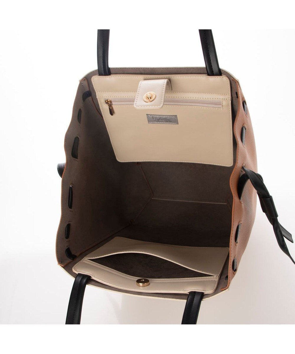 UNBILLION カシュカシュ cachecache / サイドドロストA4トートバッグ 