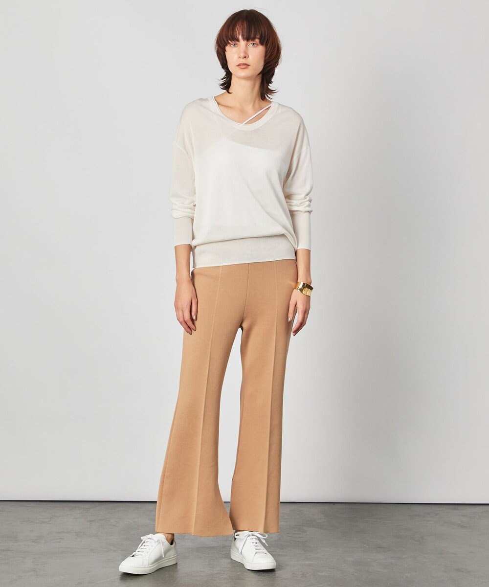 BEIGE， LAGORD / Uネックニット 