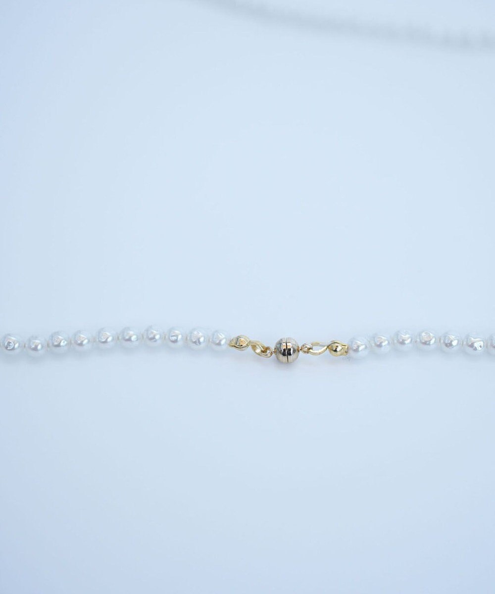 monshiro 【2WAY/ヴィンテージパール】ラインバーグラスパールロング ネックレス 