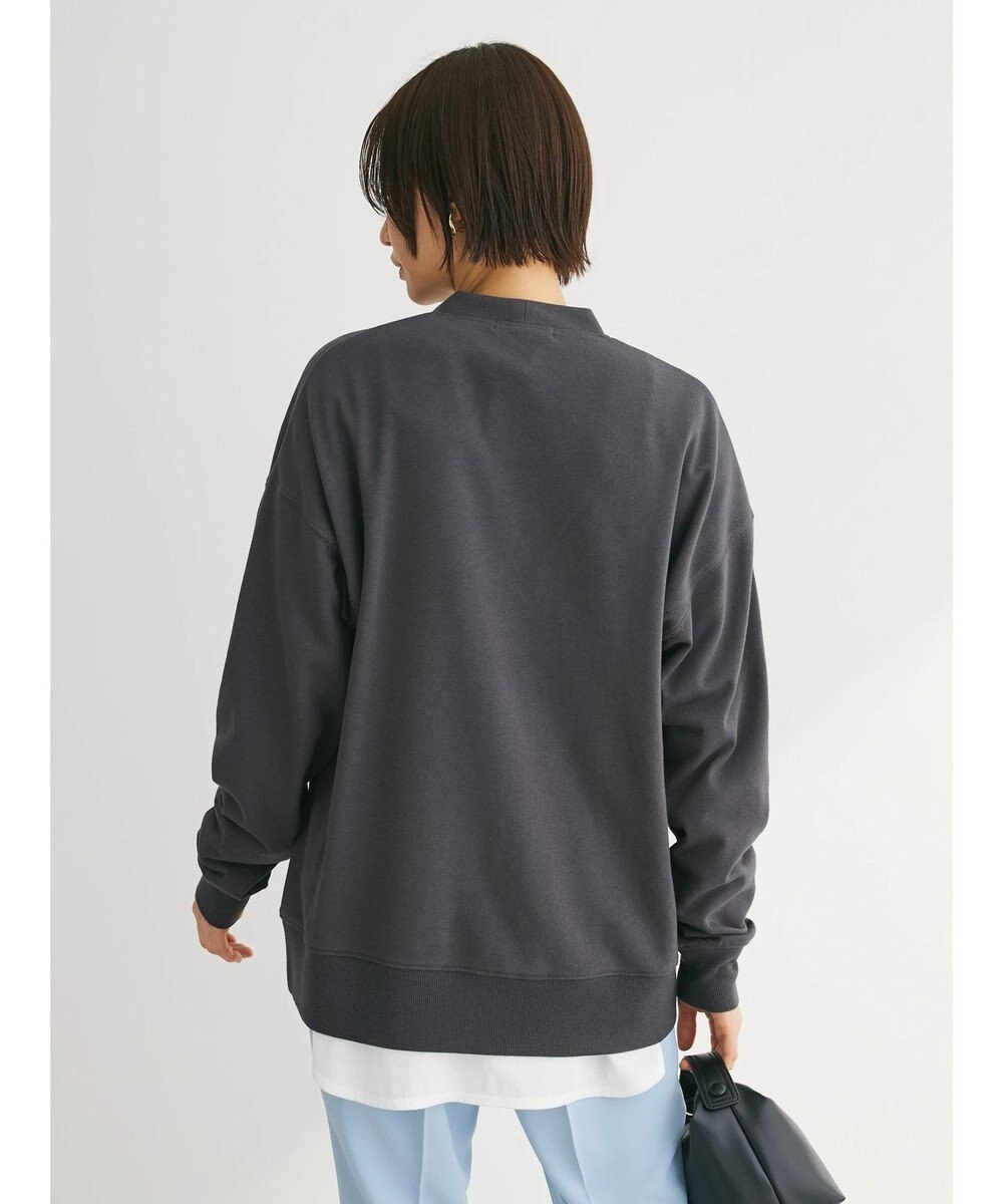 Green Parks ミニ裏毛Ｖネックカーディガン 