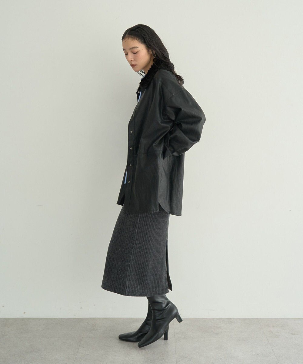 YECCA VECCA コーデュロイナロースカート 