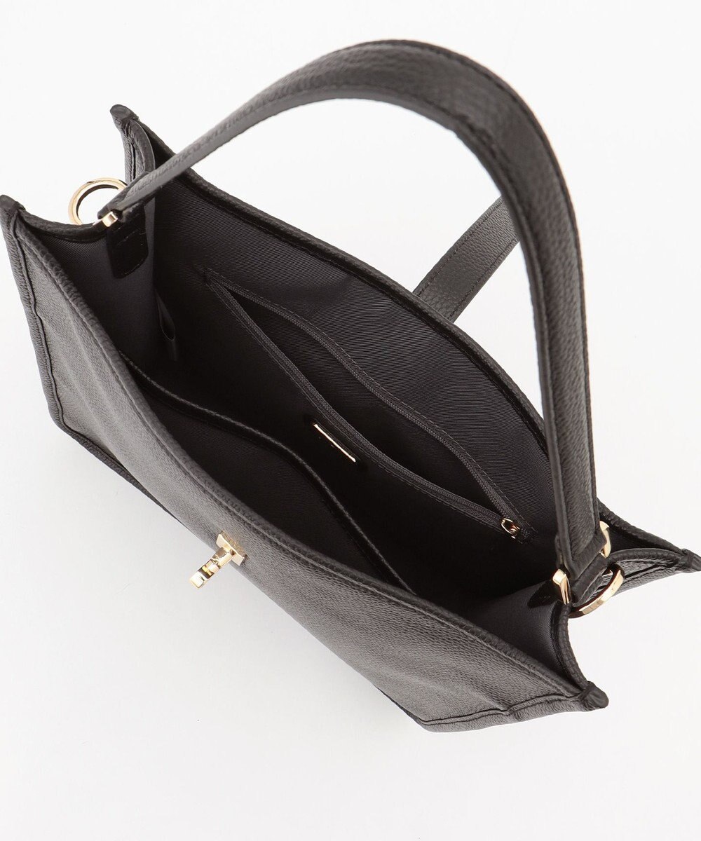 LA BAGAGERIE スクエアレザー2WAYショルダーバッグ 