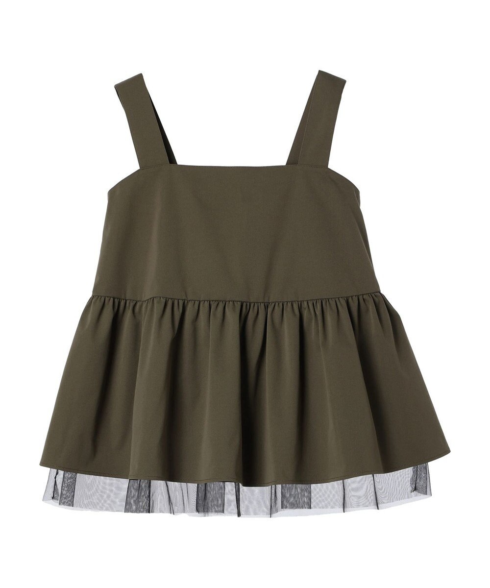 AMERICAN HOLIC チュールレイヤードキャミ 