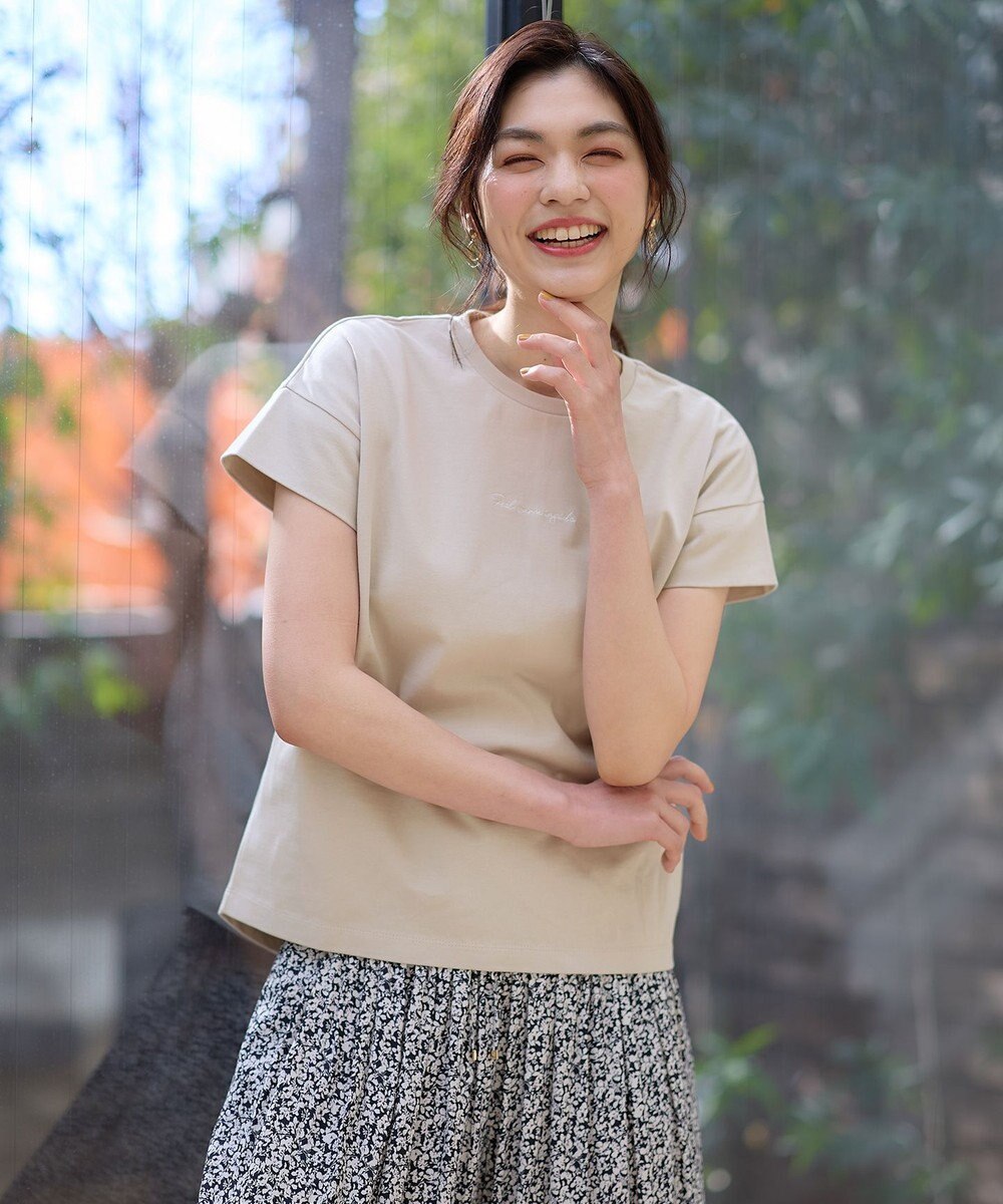 ANY エンブロイダリーロゴTシャツ 