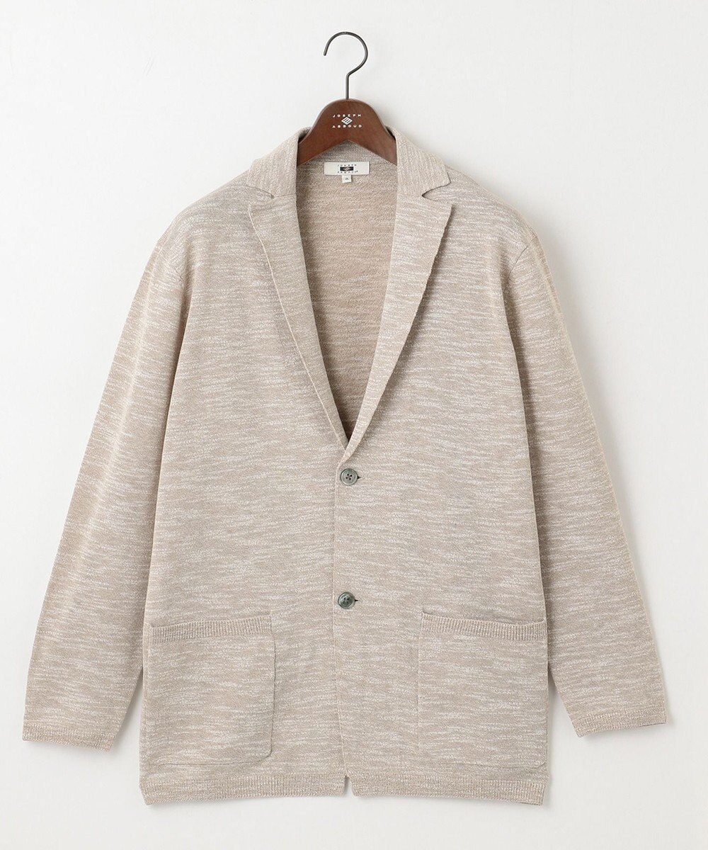 JOSEPH ABBOUD 【キングサイズ・清涼感/軽い/洗える】 スラブギマニットジャケット 