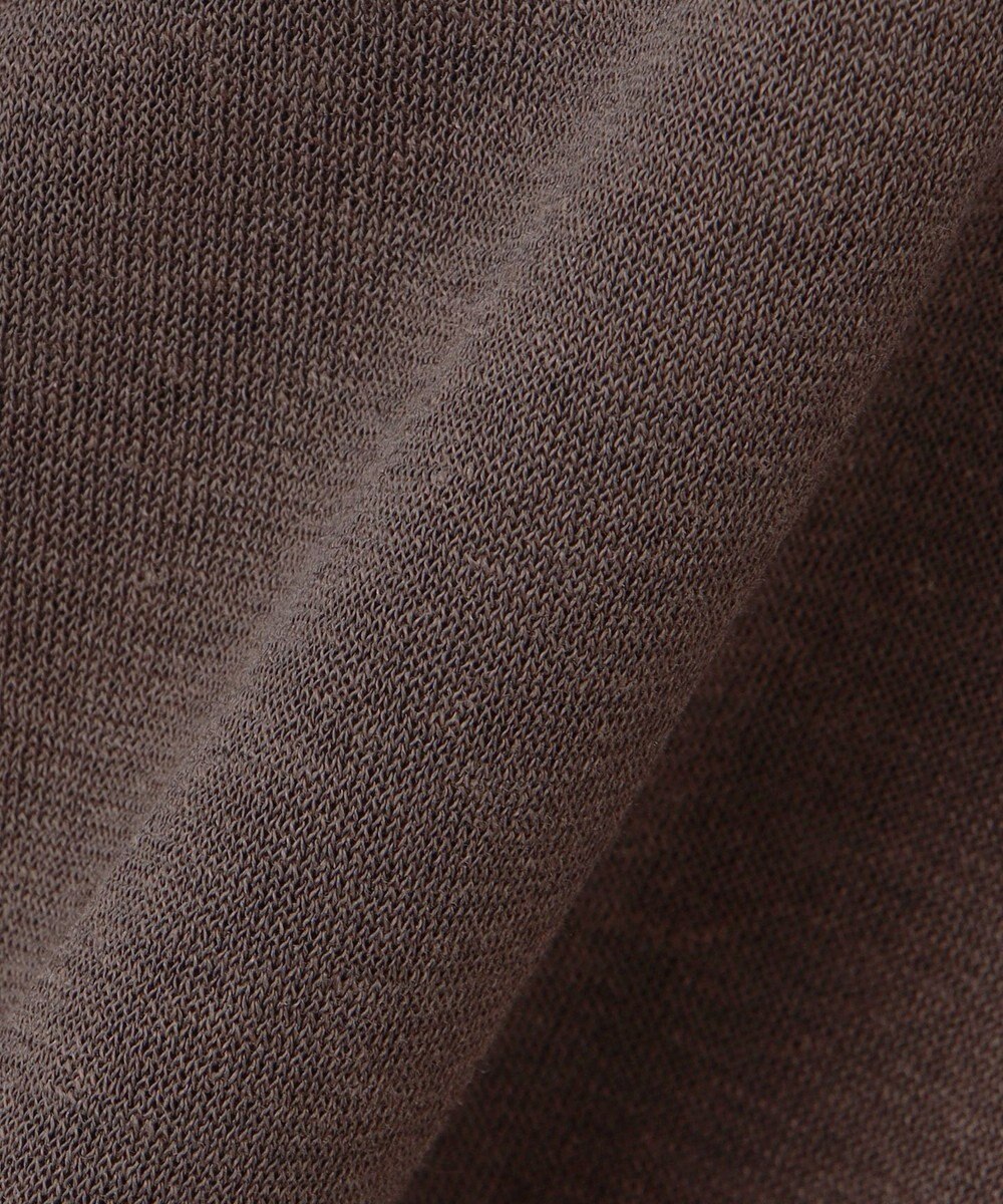 ICB 【洗える】 リネンポリエステルハイゲージ カーディガン 