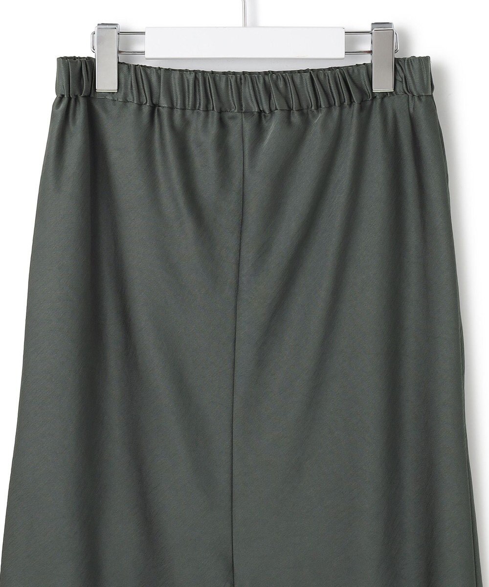 23区 L 【洗える】テクスチャーサテン ナロー スカート 