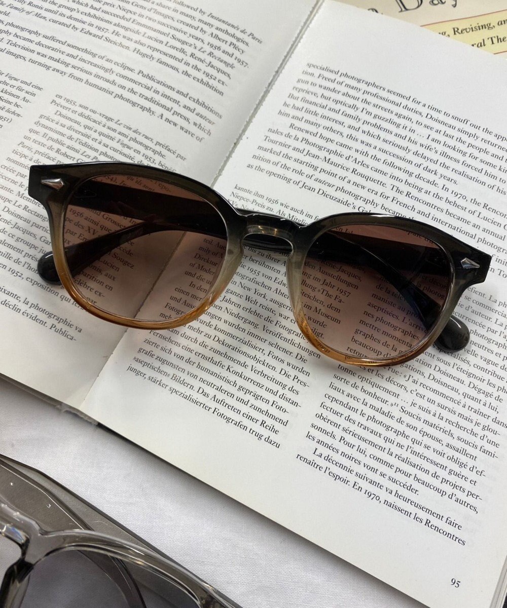 WEGO 【ユニセックス着用ITEM】クリアフレームカラーアイウェア 