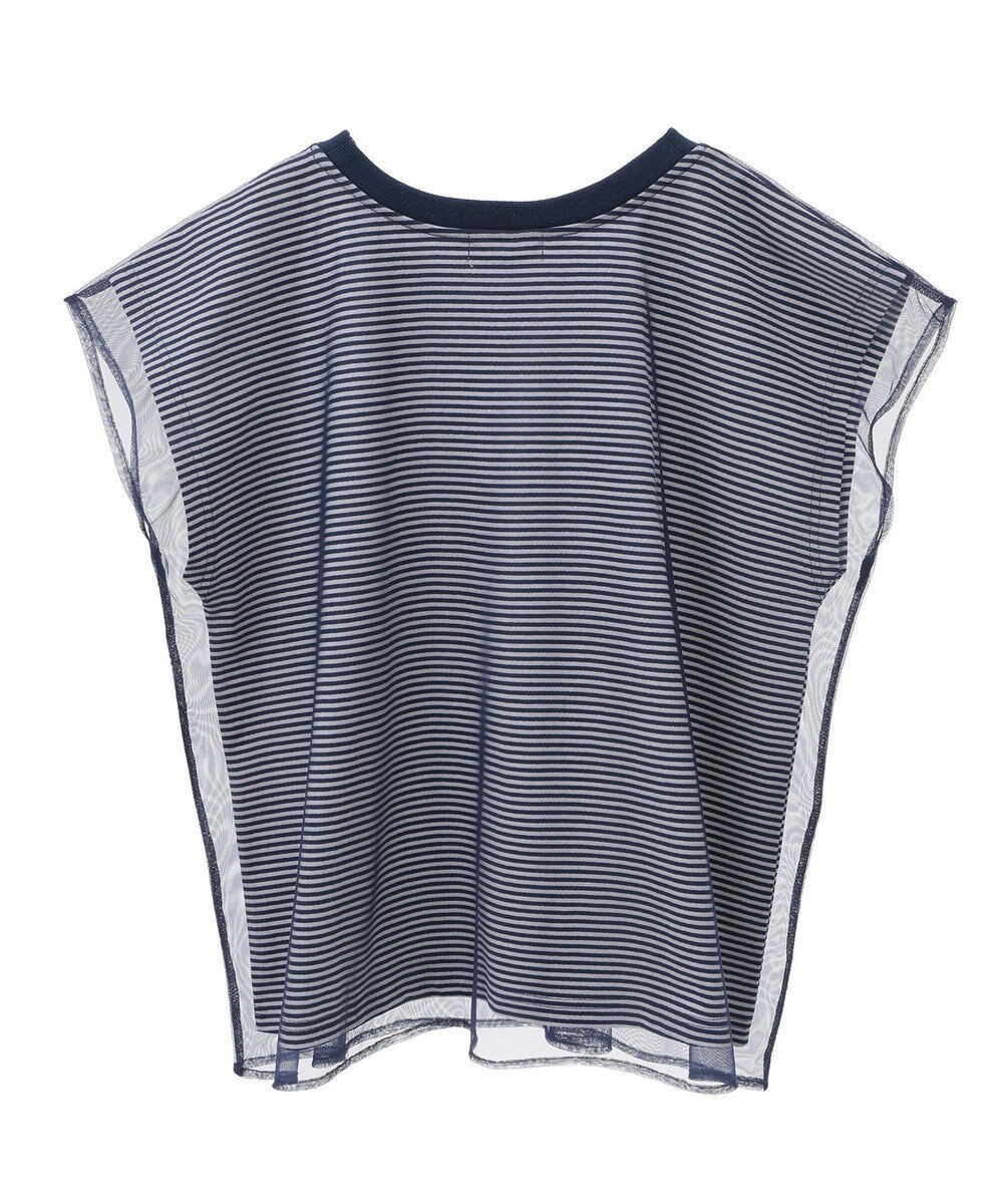 Green Parks ｍｉｆｆｙ／チュールドッキングプリントＴシャツ 