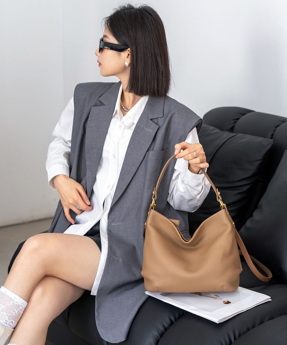 style code ［RICKERS/リッカーズ］ナチュラルレザー2WAYショルダーバッグ 