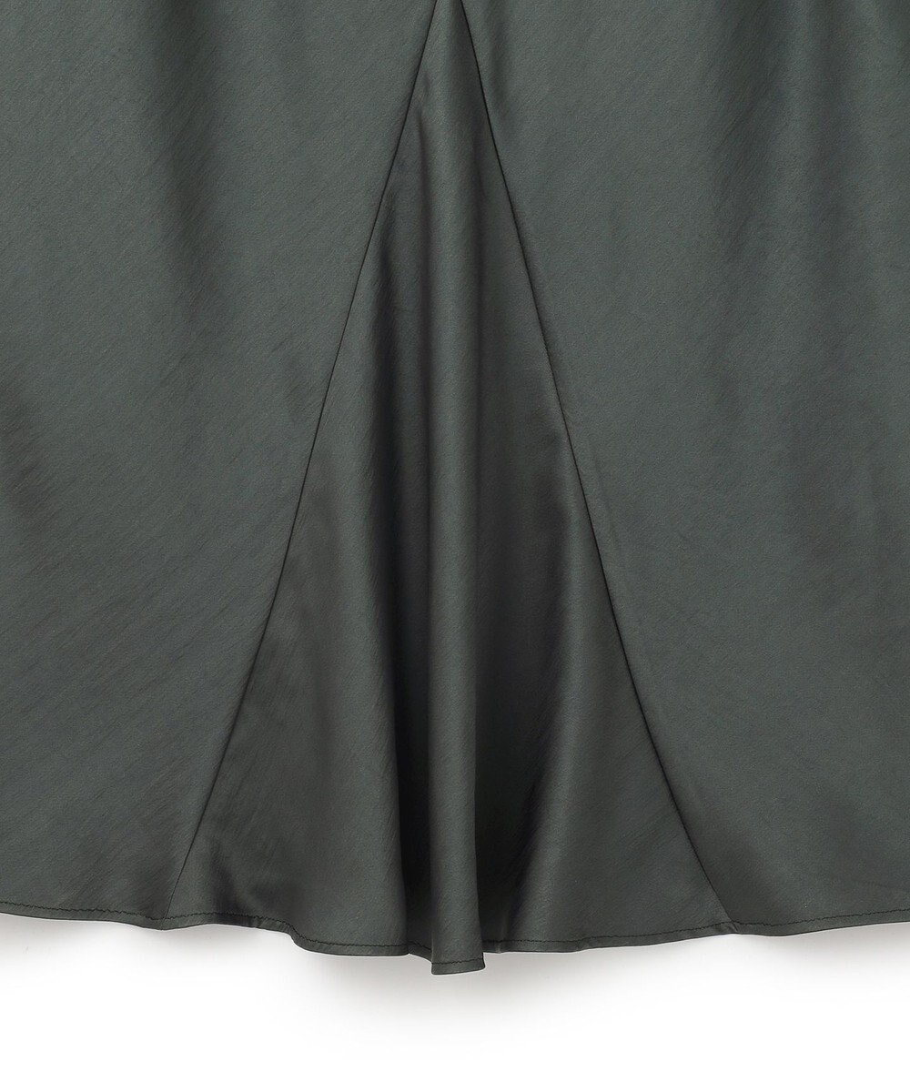 23区 【洗える】テクスチャーサテン ナロー スカート 