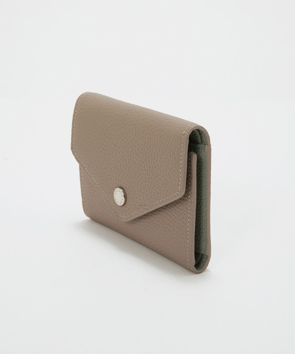 TOPKAPI 【Breath TOPKAPI】DUAL デュアル シュリンクレザー バイカラー 三つ折り 財布　薄型 / 軽量 