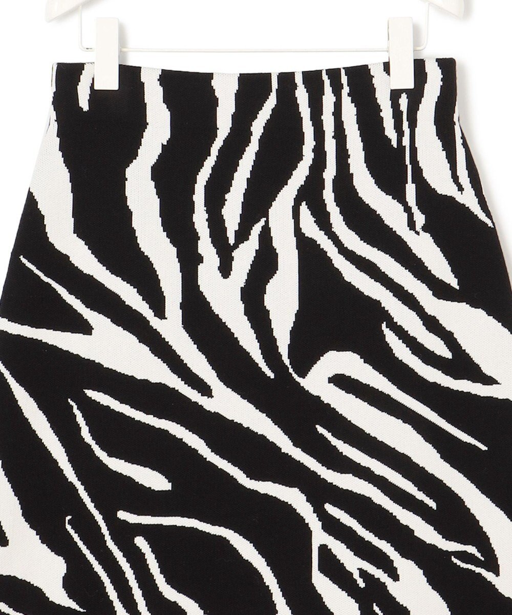 ICB 【洗える】アニマルジャガード  ニットスカート 