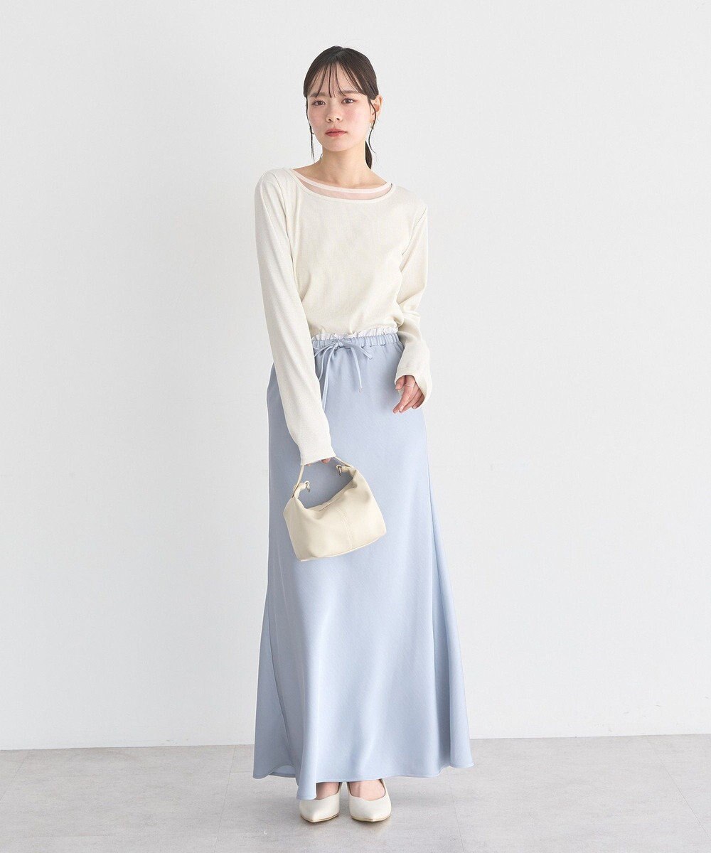 earth music&ecology レイヤード風テレコプルオーバー 