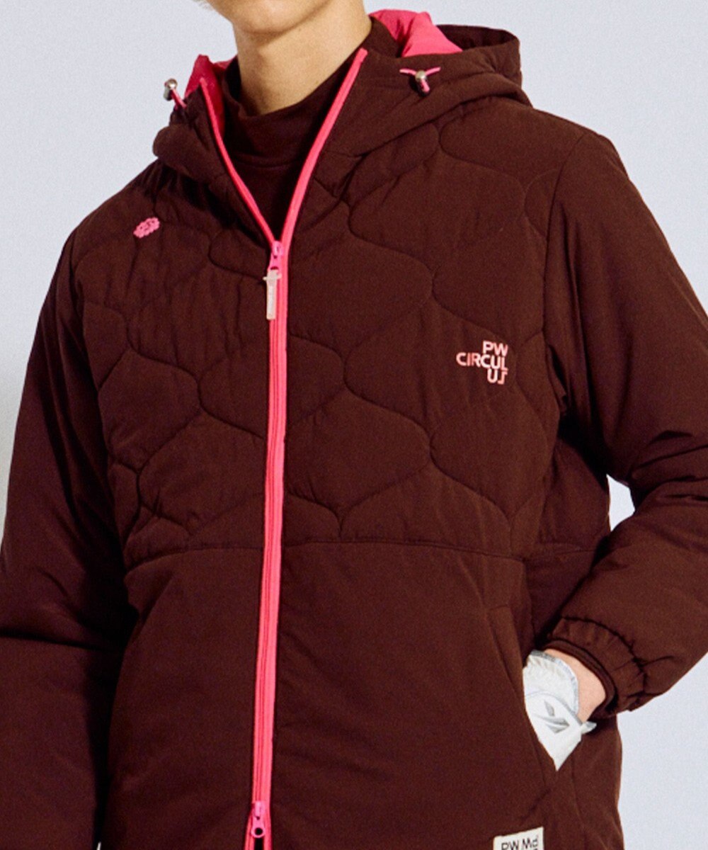 PW CIRCULUS 【撥水加工 / ストレッチ】【MEN】キルティング中綿ブルゾン ゴルフ 