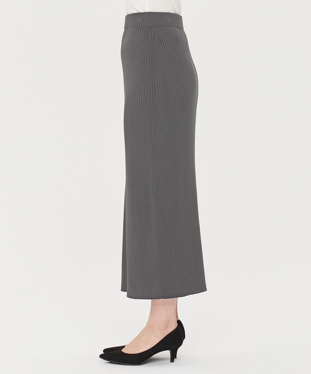 uncrave 【手洗い可】スムース ニット リブ スカート（uncrave STANDARD） 