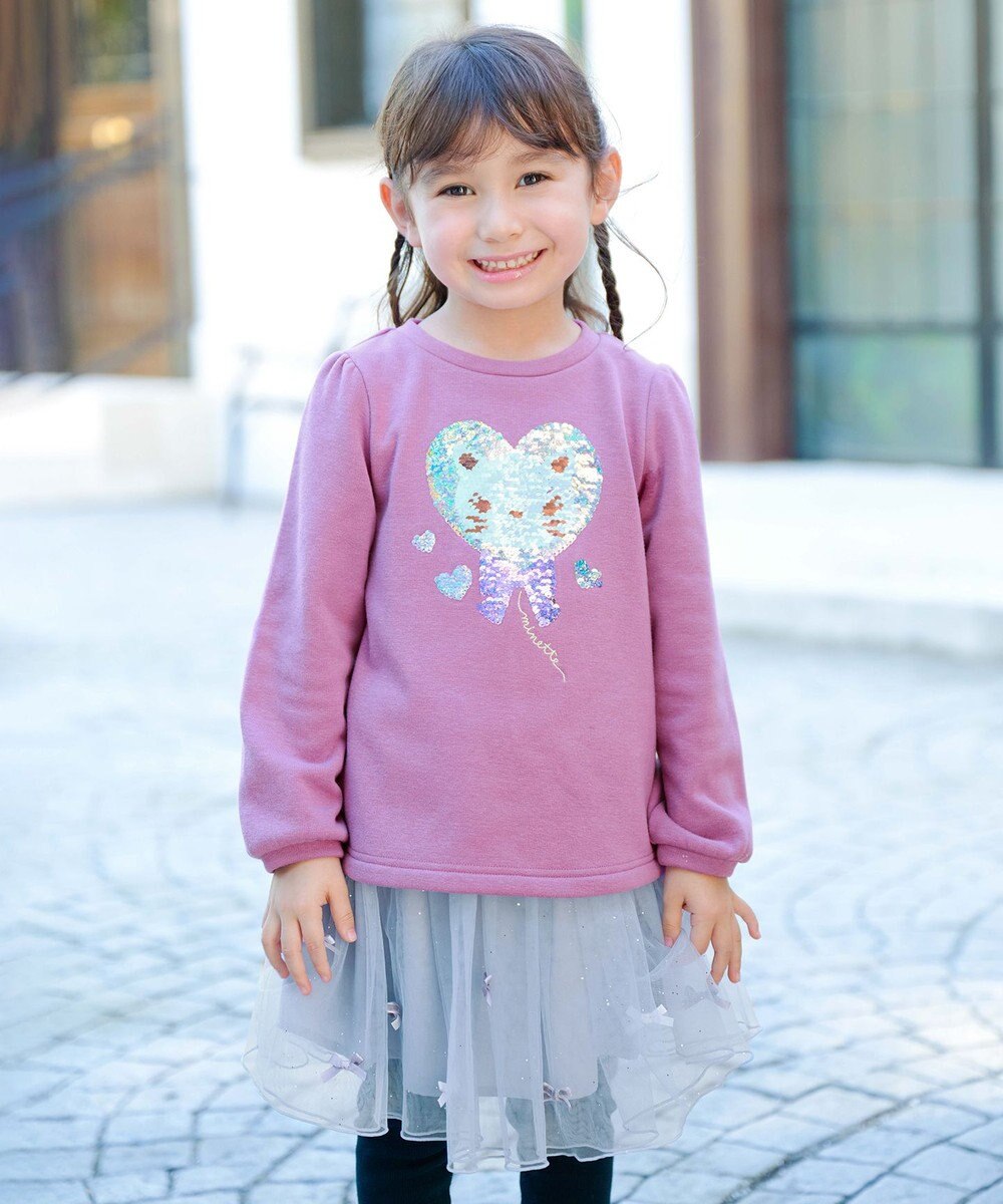 ANY KIDS リボン×ラメチュールスカッツ 