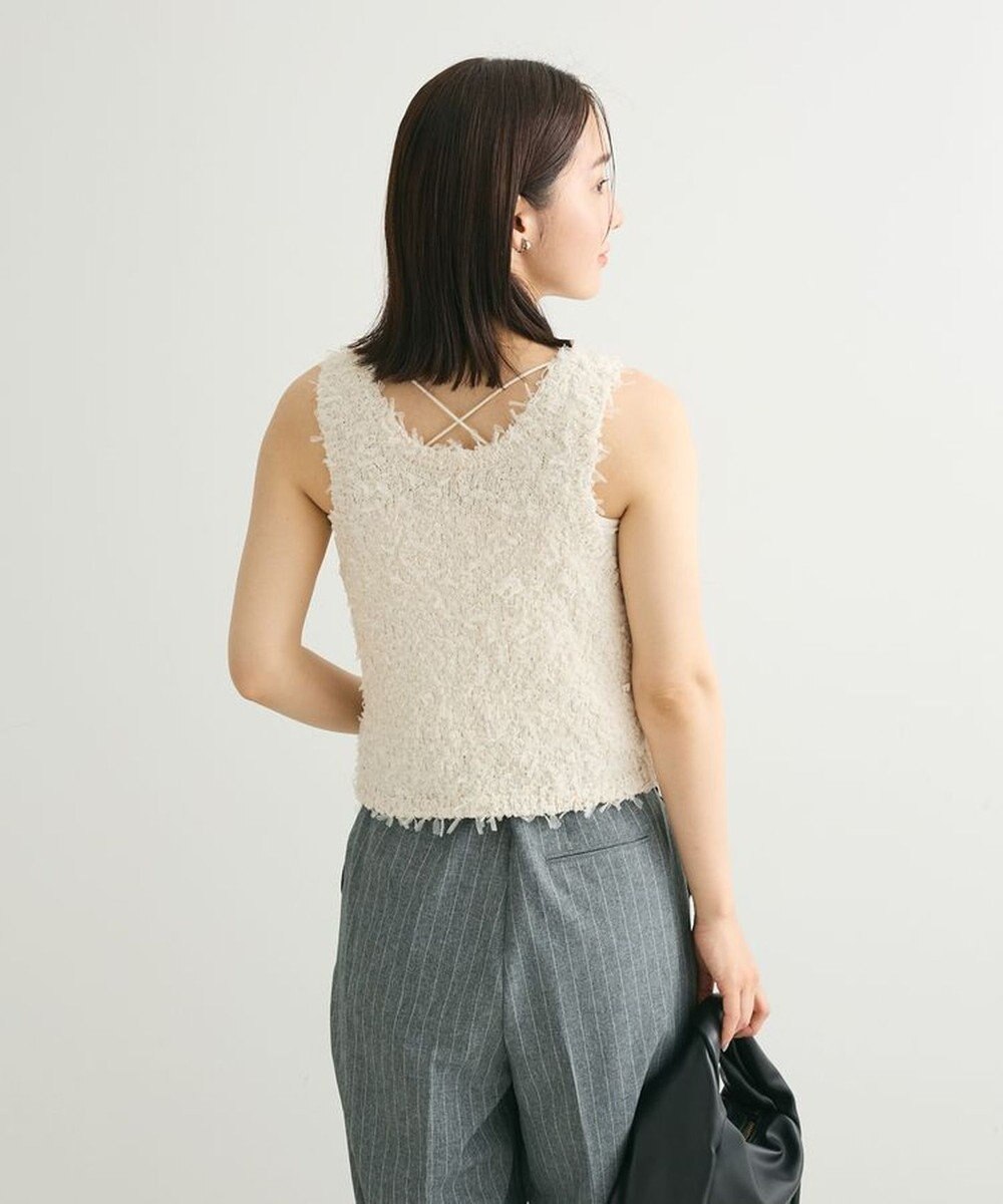 Green Parks ・ｓｗｉｎｇ　ｂｙ　２ｗａｙチュールヤーンベスト 