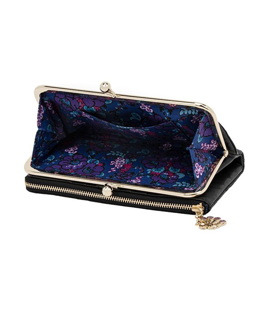 ANNA SUI ピーコック 二つ折り口金長財布 