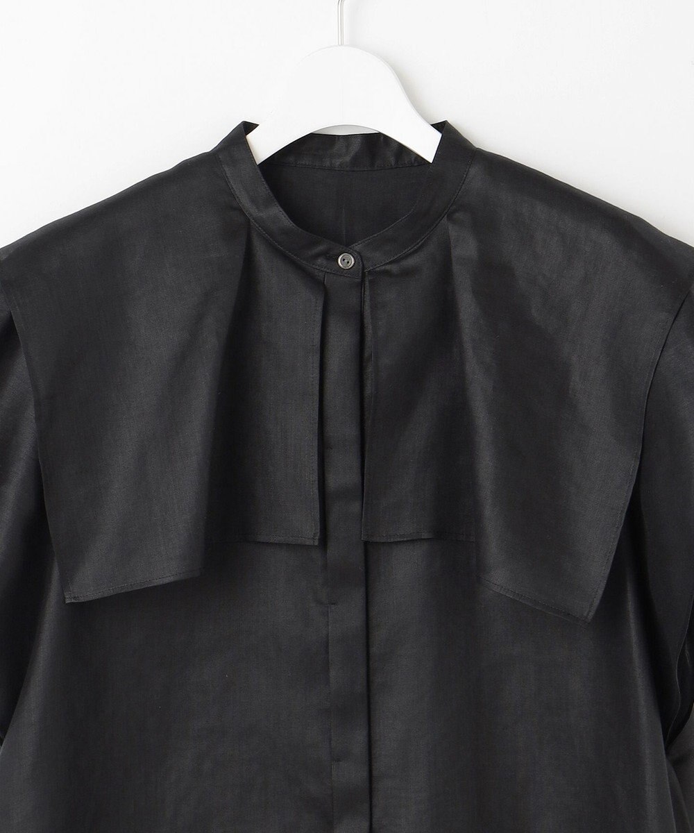 23区 【接触冷感/洗える】シアーフィルム ブラウス 