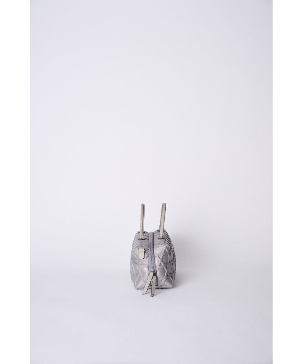 MIYABIYA 【撥水加工】篭目大柄エンボスボンディングミニボストン 