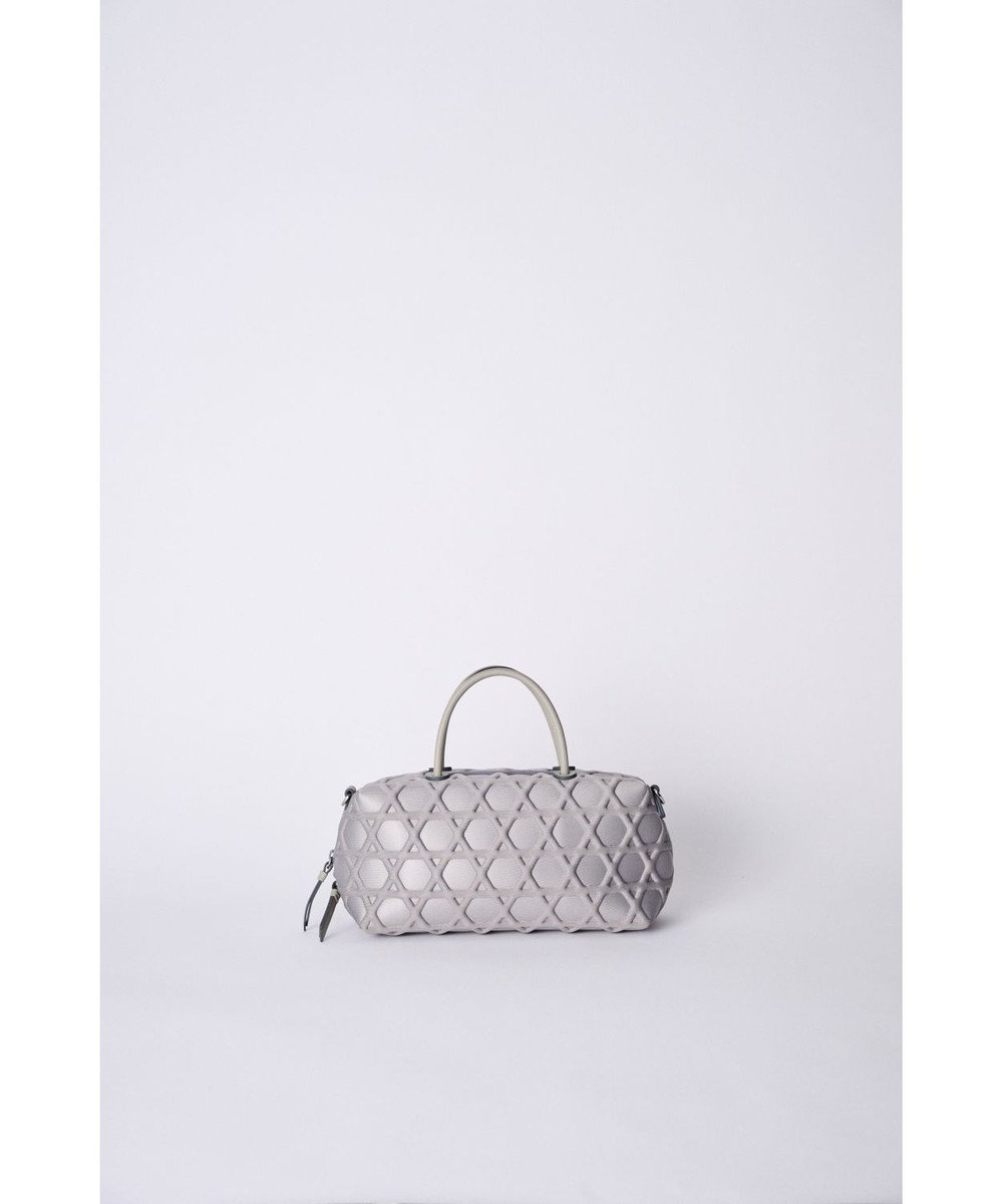 MIYABIYA 【撥水加工】篭目大柄エンボスボンディングミニボストン 