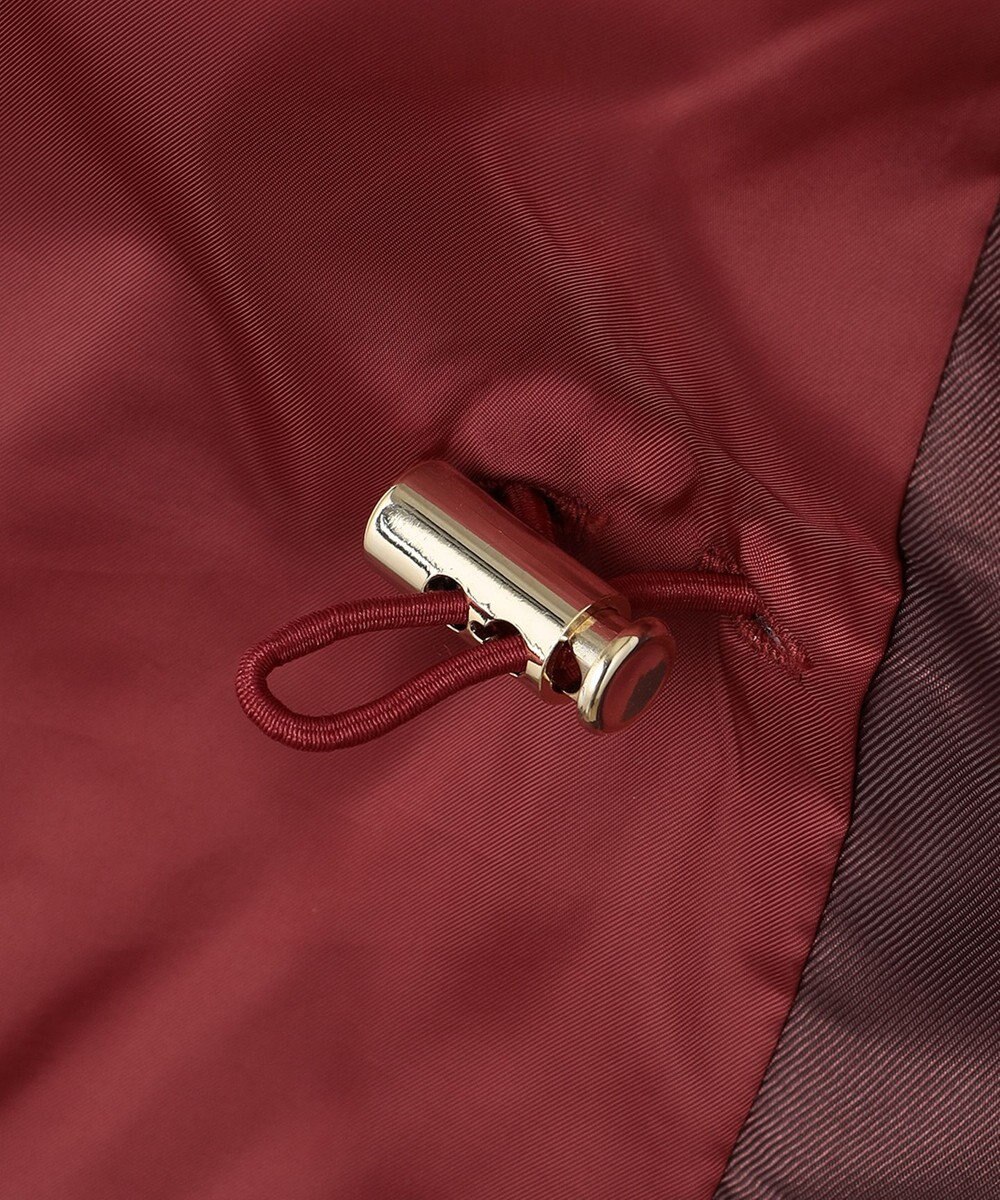 自由区 L 【洗える】ブライトキルト フード付きコート 