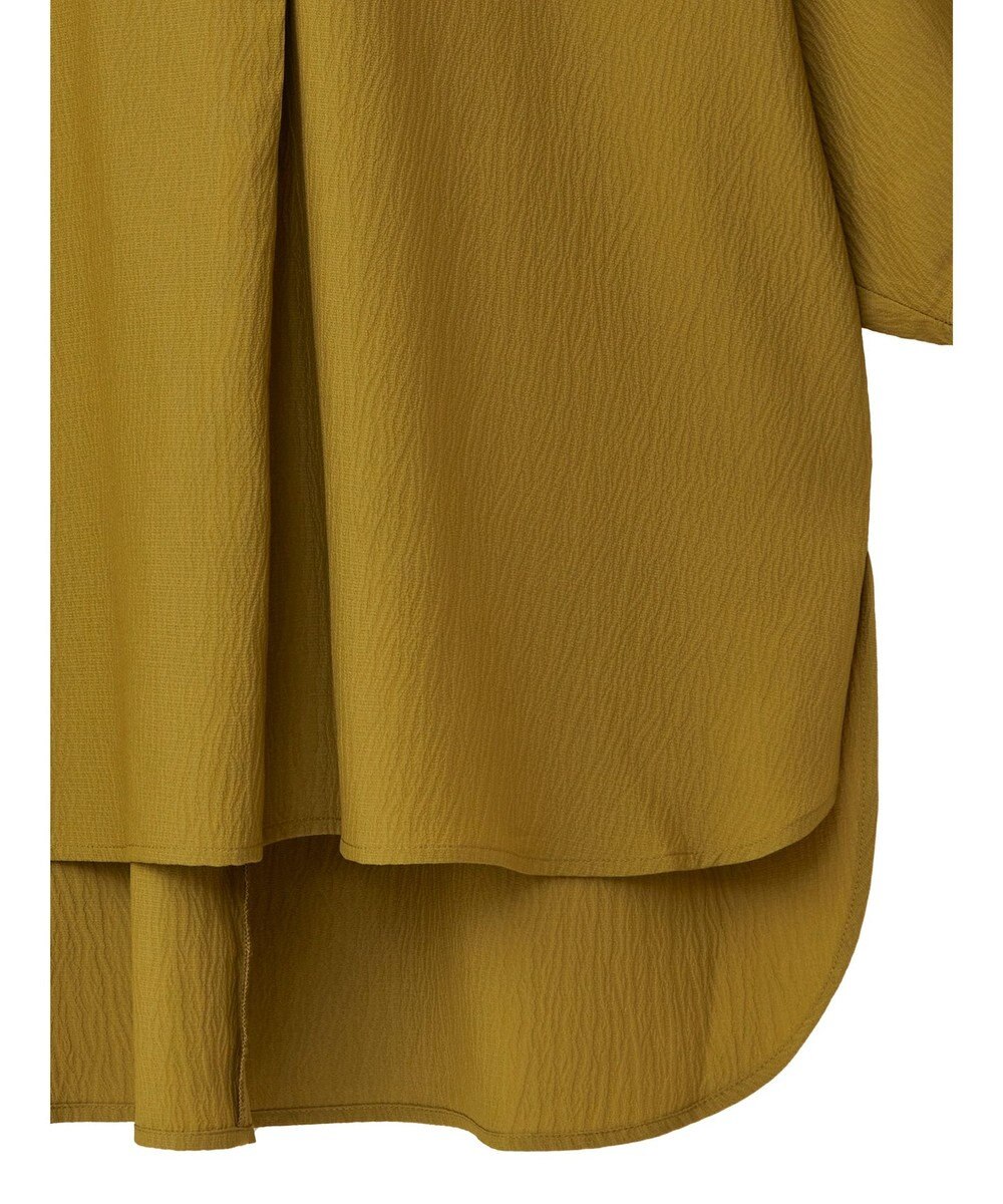 CRAFT STANDARD BOUTIQUE バンドカラーバックタック５分袖ブラウス 