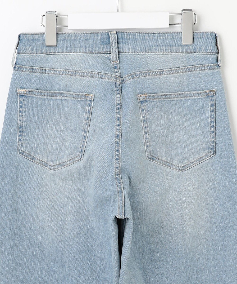 J.PRESS LADIES 【洗える】BASIC STRETCH DENIM ワイド ストレート デニム 