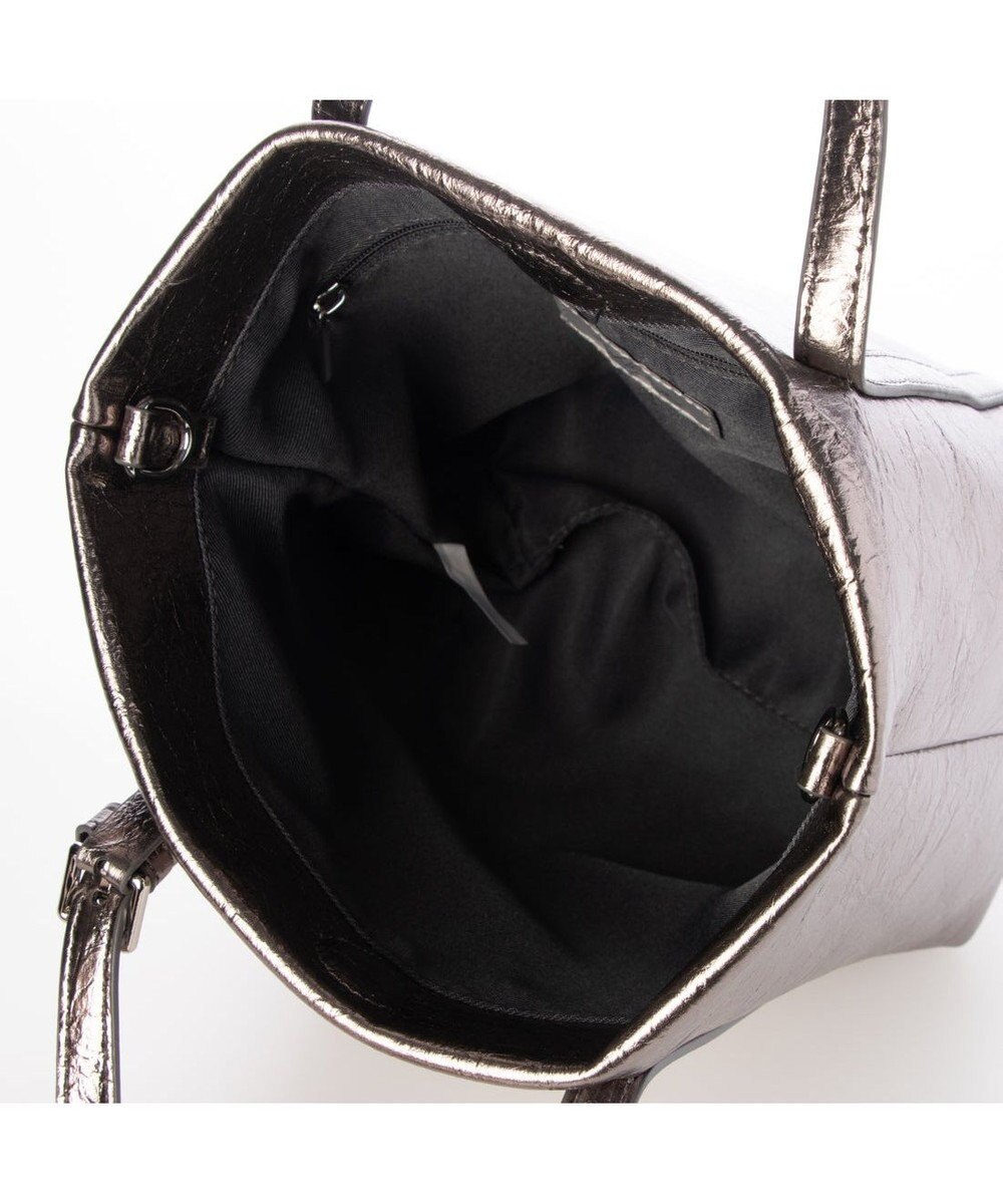 UNBILLION カシュカシュ cachecache / クラッシュメタリック2wayミニトート 