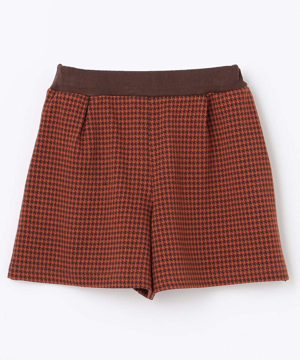 組曲 KIDS 【110-140㎝】ハウンドトゥースラップ キュロット 