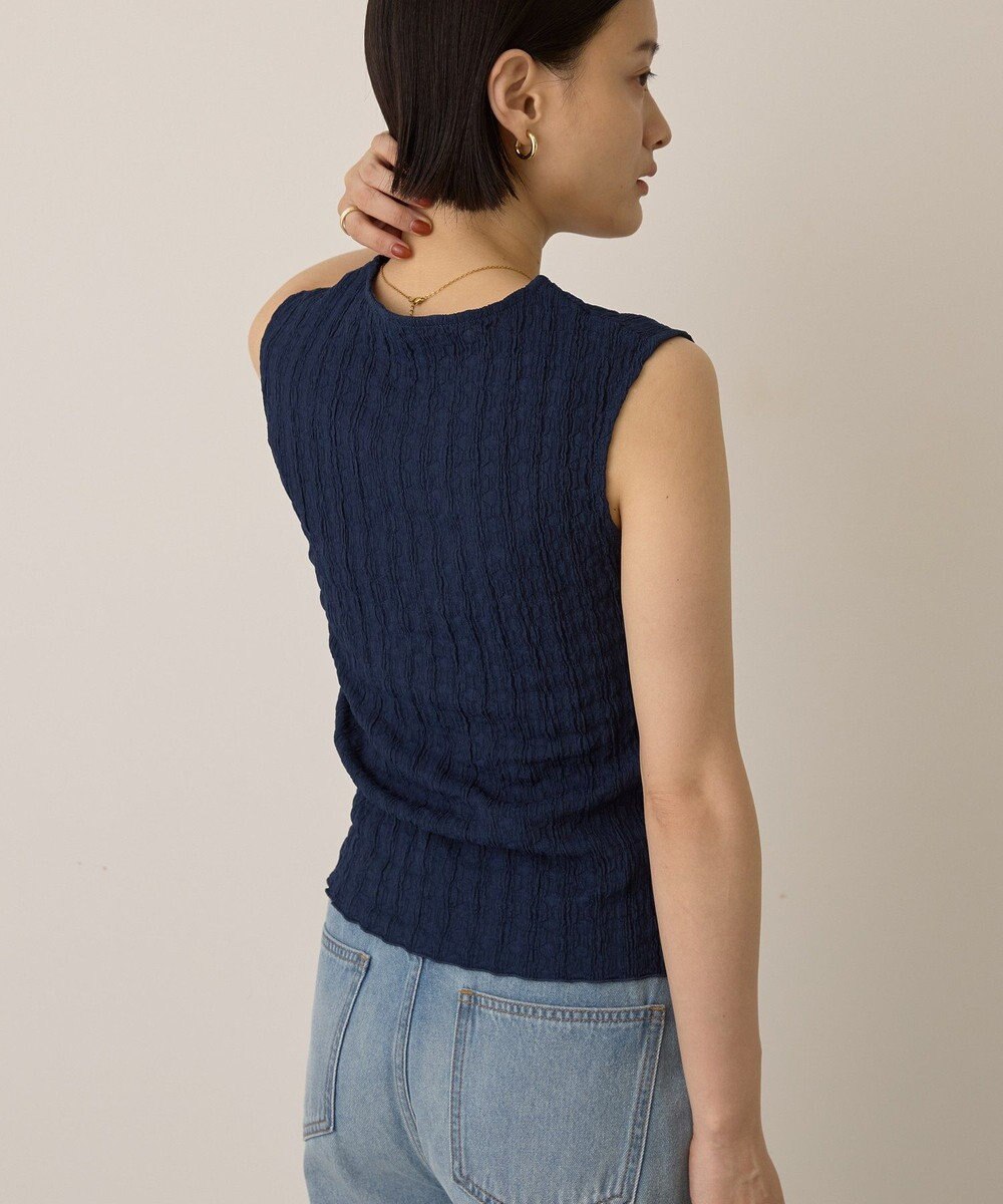 AMERICAN HOLIC フクレジャガードノースリーブトップス 