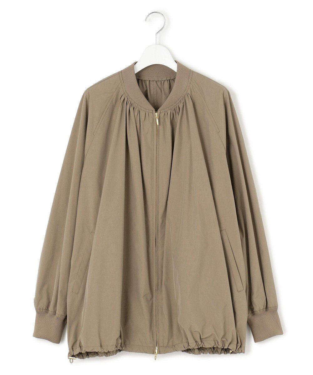 23区 L 【撥水加工】ソフトメモリータフタ ミドル丈 ブルゾン 